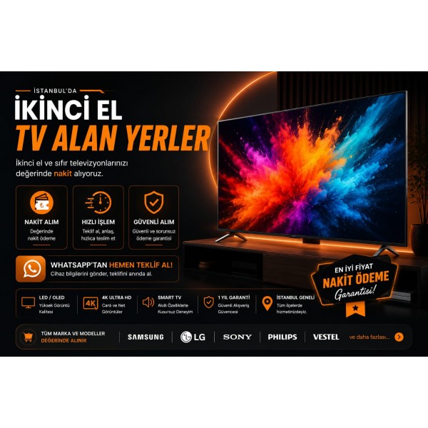İkinci El TV Alan Yerler | Nakit Alım 2