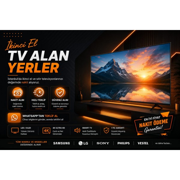İkinci El TV Alan Yerler | Nakit Alım 3