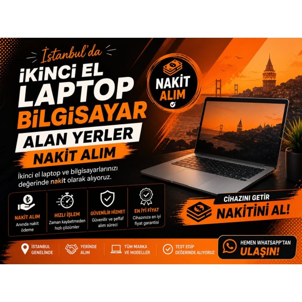 İkinci El Laptop ve Bilgisayar Alan Yerler | Nakit Alım