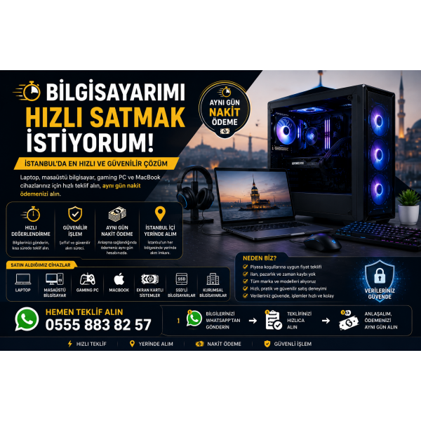 Masaüstü Bilgisayar Alan Yerler