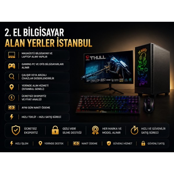 Küçükçekmece Masaüstü Bilgisayar Alan Yerler 2