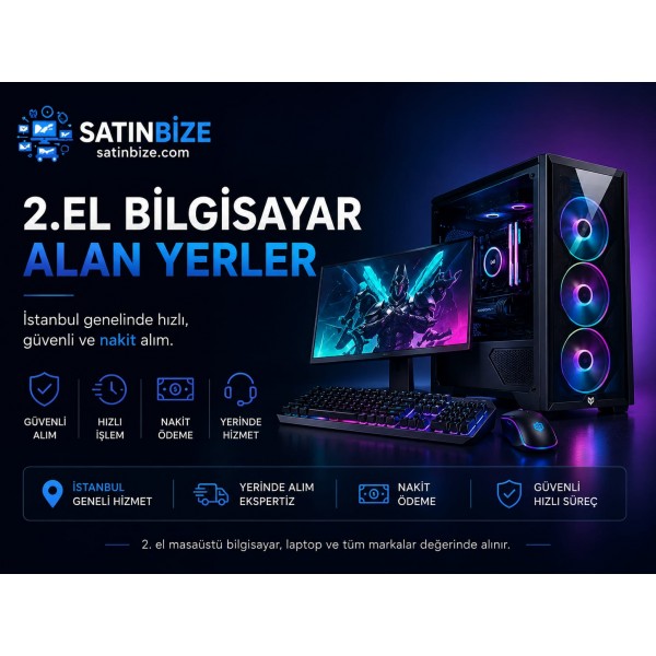 İstanbul 2. El Sıfır Bilgisayar Alan Yerler.