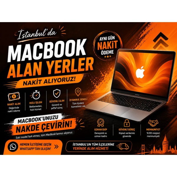 2. El Macbook Alan Yerler – İstanbul Nakit Alım