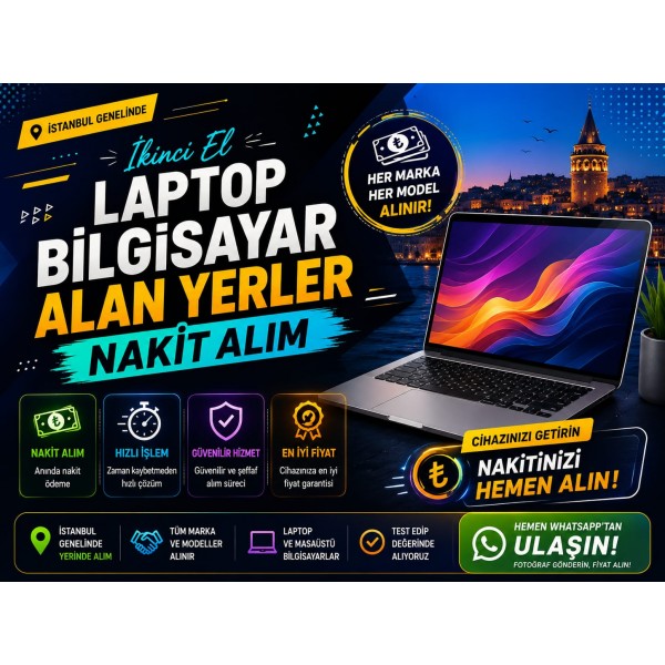 Bilgisayar Satmak İstiyorum – Laptop Sat