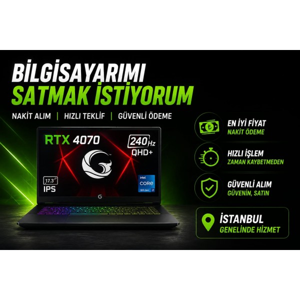 Bilgisayarımı Satmak İstiyorum.