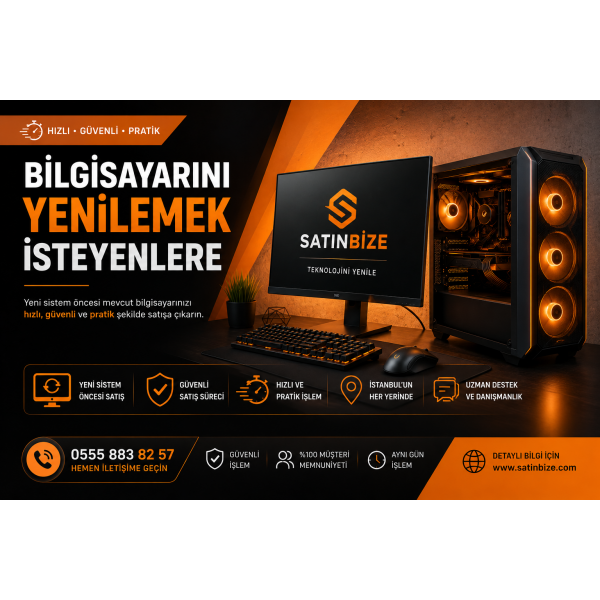 Bilgisayarını Yenilemek İsteyenlere Hızlı PC Satış Çözümü