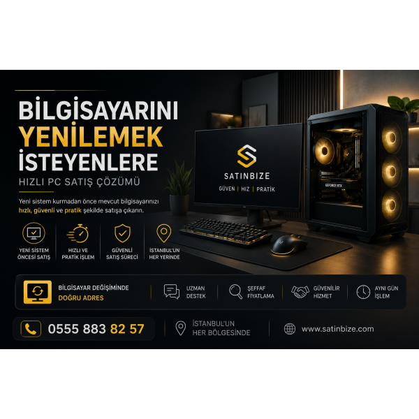 Bilgisayarını Yenilemek İsteyenlere Hızlı PC Satış Çözümü 2