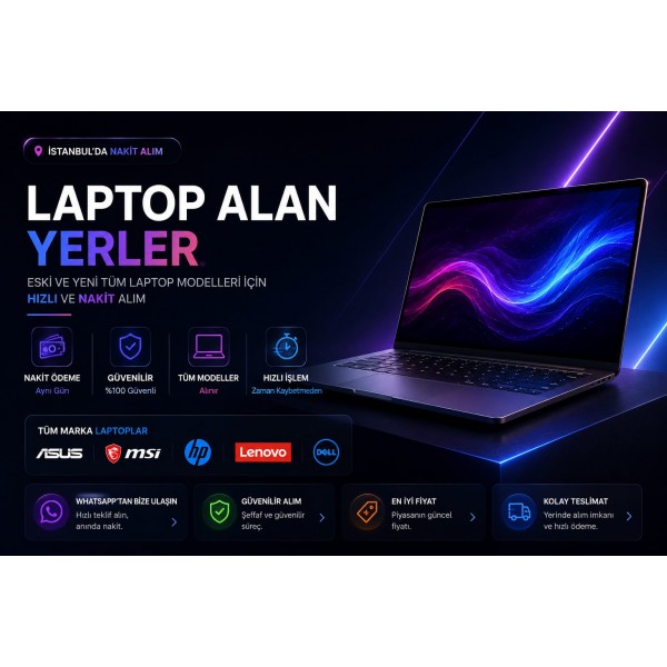 Laptop Alan Yerler İstanbul 2