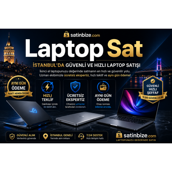 Laptop Sat | İstanbul’da Güvenli ve Hızlı Laptop Satışı