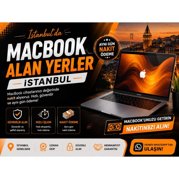 Macbook Alan Yerler – İstanbul Nakit Alım Hizmeti