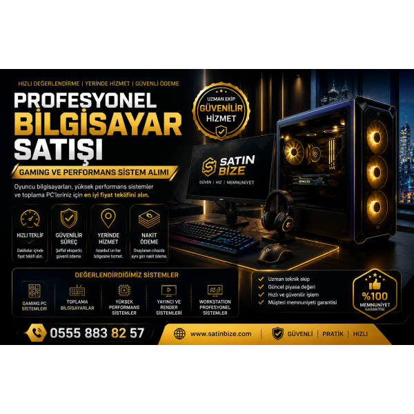 Profesyonel Bilgisayar Satışı | Gaming ve Performans Sistem Alımı 2