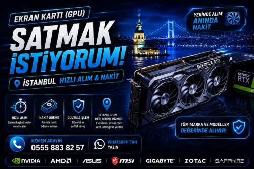 Ekran Kartı Alan Yerler İstanbul | RTX & GPU Nakit Alım
