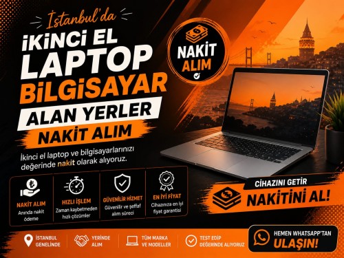 Kağıthane İkinci El Laptop Alan Yerler