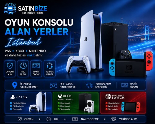 Oyun Konsolu Alanlar İstanbul – PS5, Xbox Nakit Alım