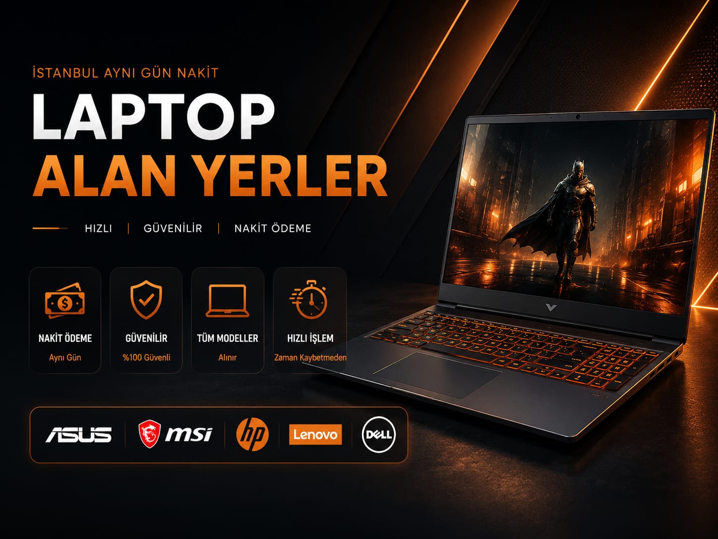  Laptop Sat | İstanbul Aynı Gün Nakit Laptop Alan Yerler 